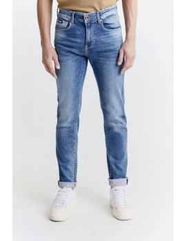 JEANS SAX 12OZ USED SMK